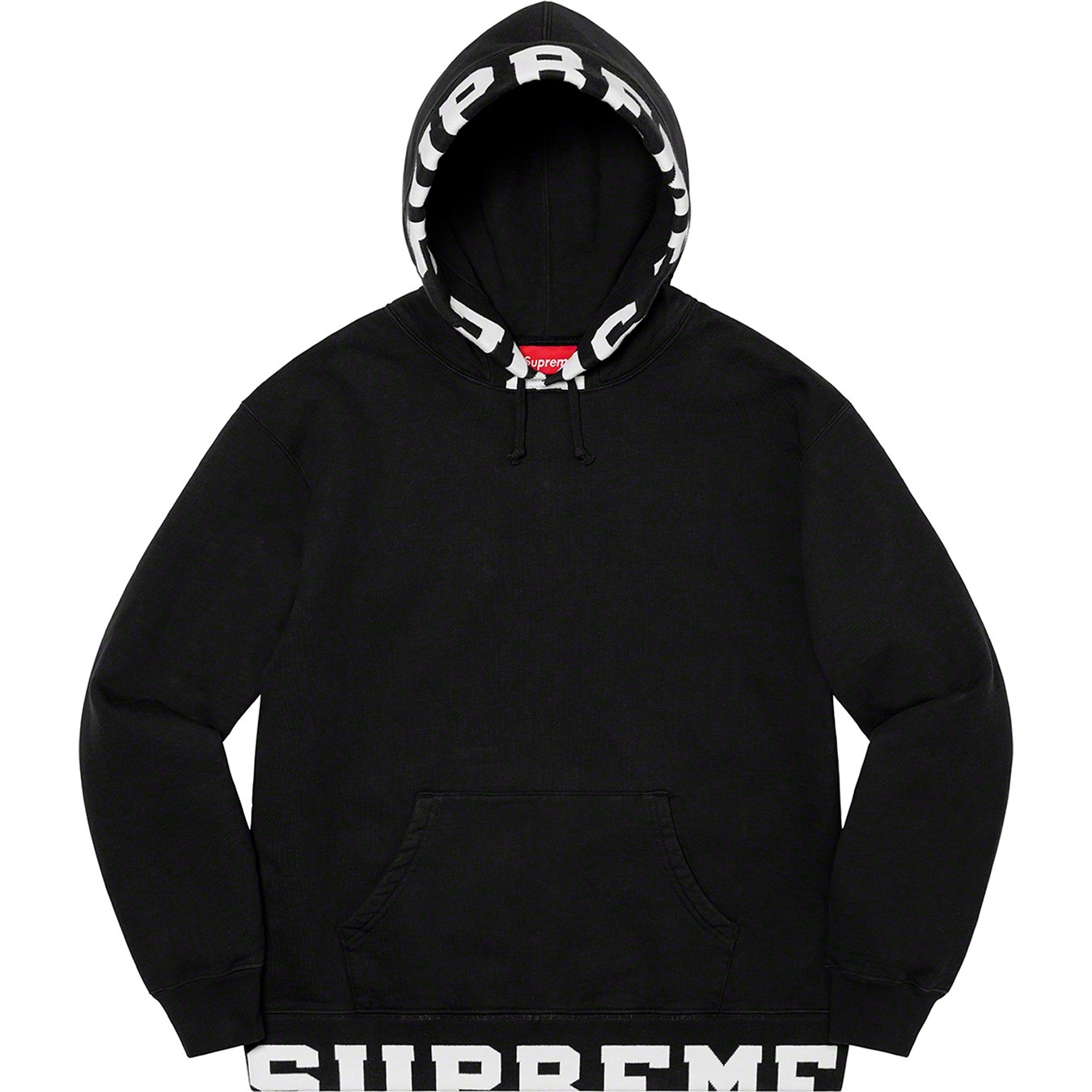 Cropped Logos Hooded Sweatshirt view 10